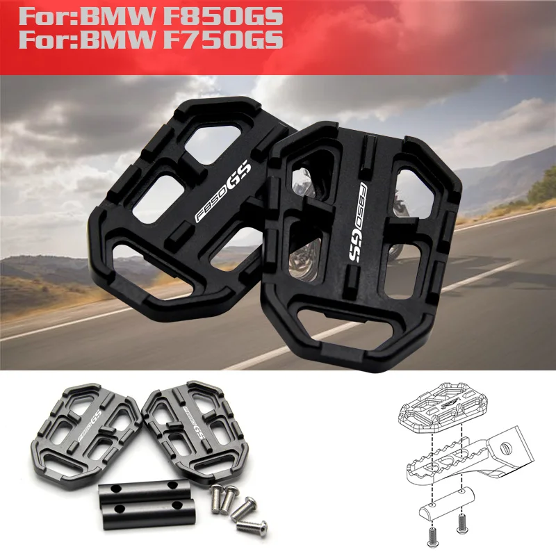 Для BMW F750GS F850GS все новые CNC алюминиевые заготовки для мотоцикла широкие подножки