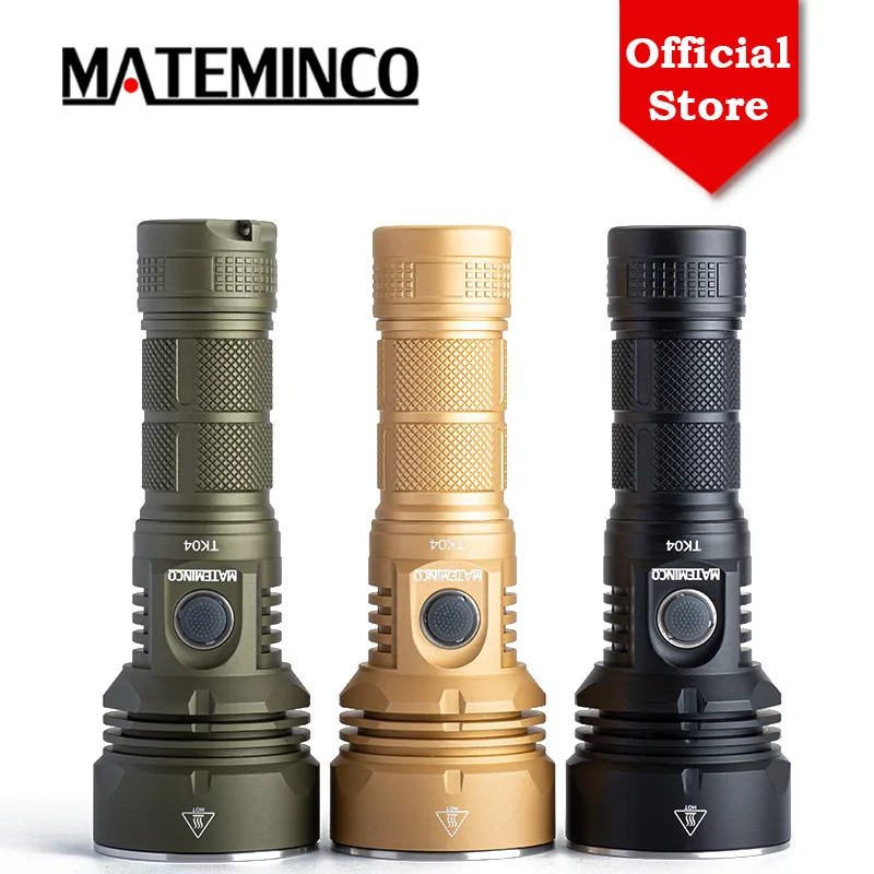Mateminco TK04 4 шт. XHP50.2 13500lm 21700 18650 аккумулятор Anduril UI USB Type-C перезаряжаемый мощный