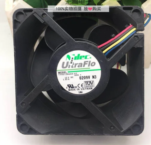 

for Nidec T70E12BUA5-07 A06 DC 12V 1.33A 4-Wire 70x70x38mm Server Cooling Fan