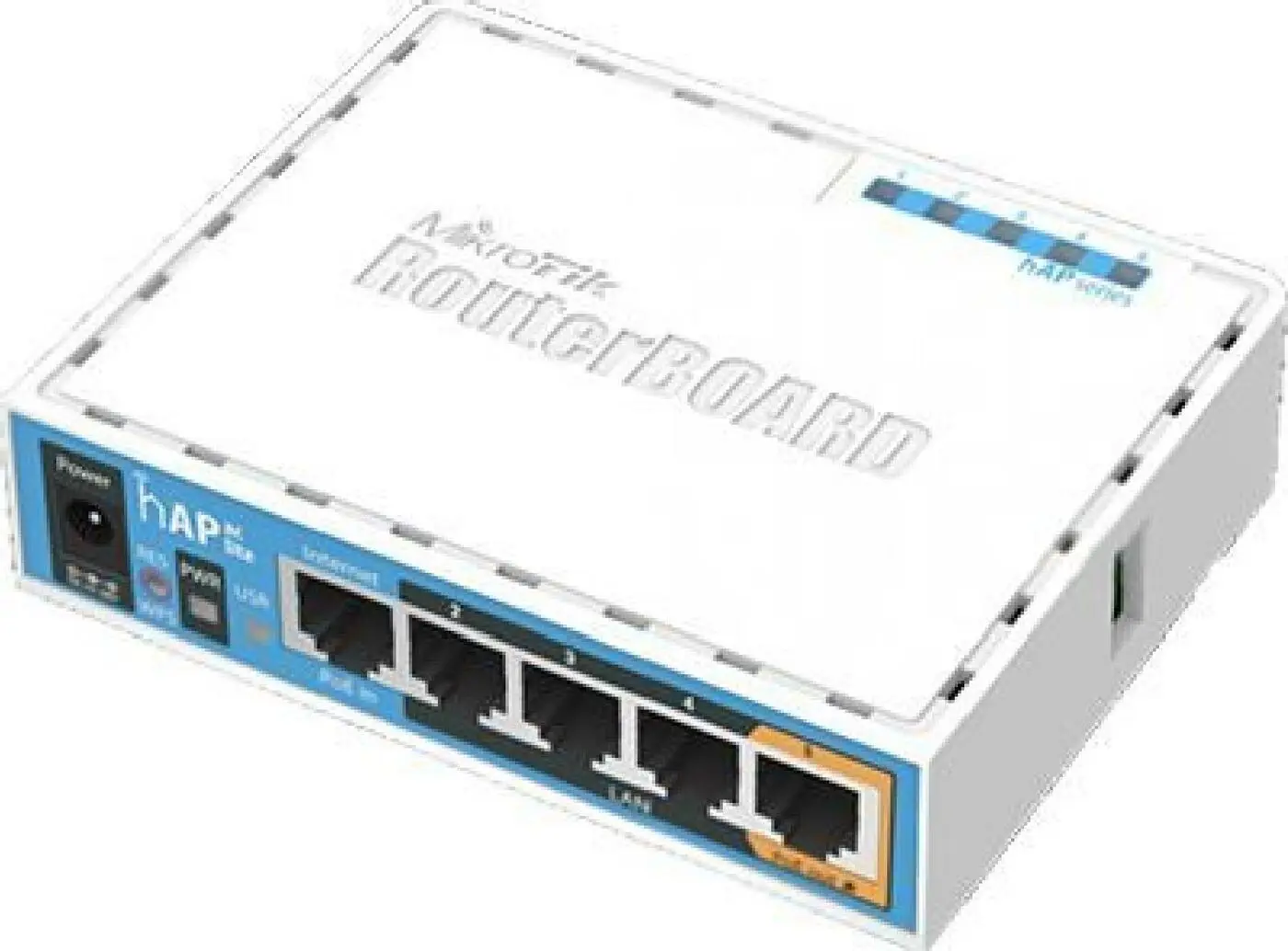 Роутер беспроводной MikroTik hAP ac lite (RB952UI-5AC2ND) AC750 10/100BASE-TX белый |