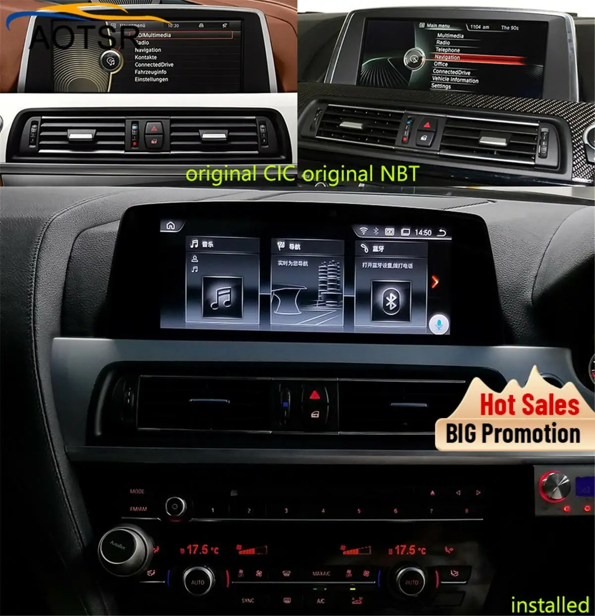 Android 8 1 Автомобиль Радио dvd плеер для BMW серий 6 (F06/F12/F13) 2011 2018 GPS навигации