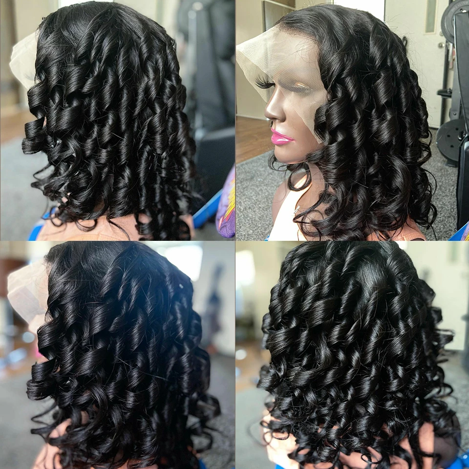 Романтические вьющиеся пучки волос с зажимами Beauty Plus Remy бразильские