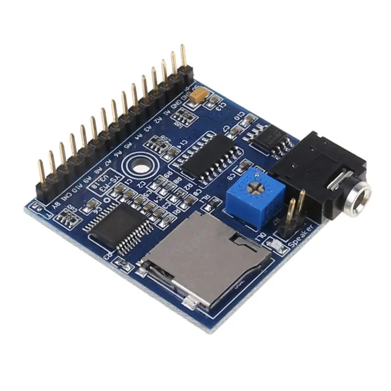 

L9NA DC 5V MP3 Voice Player Module SD/TF Voice Broadcast Trigger Player + 2 Ports