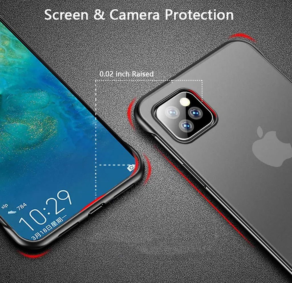 Роскошные матовые жесткие однотонные Чехлы для iPhone 12 Pro Max Mini 11 XR XS 6 7 8 Plus X|Бамперы|
