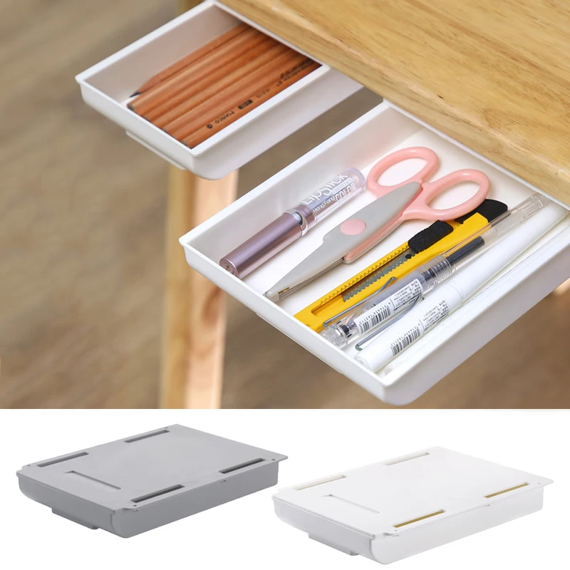 Самоклеящаяся подставка для карандашей настольный столик ящик хранения