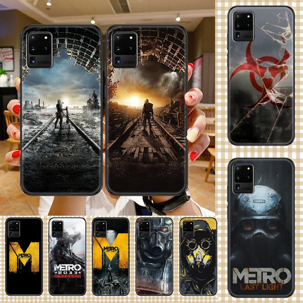Чехол для телефона Game Metro 2033 Samsung Galaxy Note 4 8 9 10 20 S8 S9 S10 S10E S20 Plus UITRA Ultra black tpu coque 3D