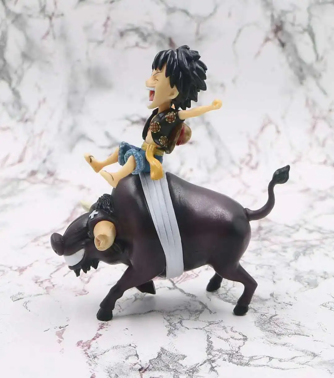 

Anime One Piece Monkey D Luffy Bull GK Statue Collectible Figure Model Toy 12CM