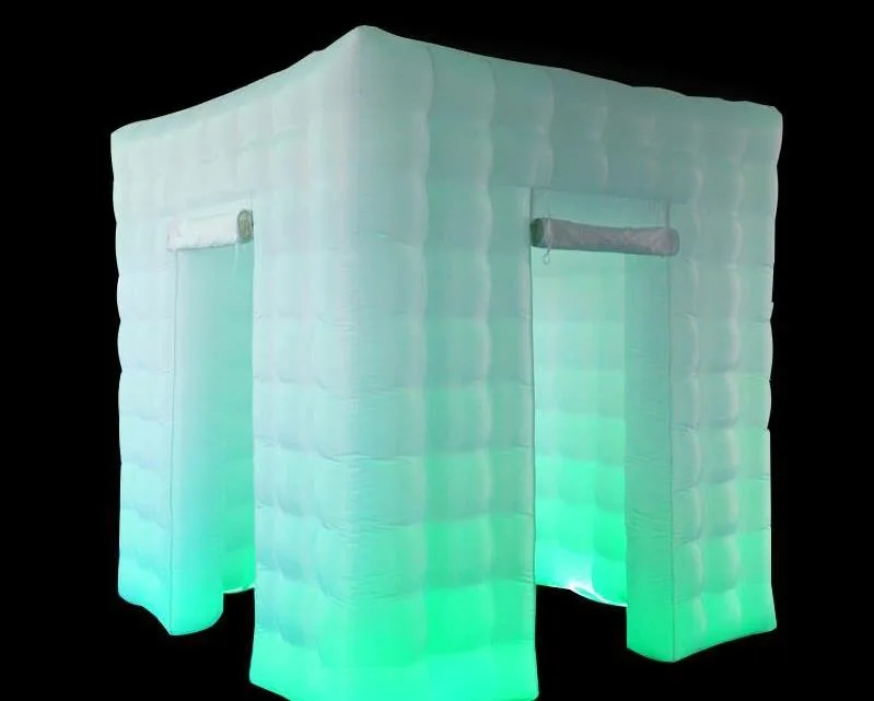 Принимаем на заказ 8 футов * надувная фотобудка со светодиодными полосками с