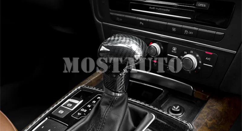 Центральная консоль для Audi A6 S6 из углеродного волокна ручка переключения передач