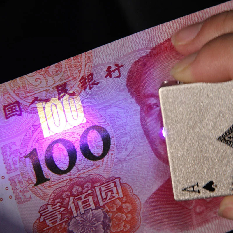 Креативная Зажигалка для покера фонарь жигалка Turbo Jet Бутановая с лампой газовая