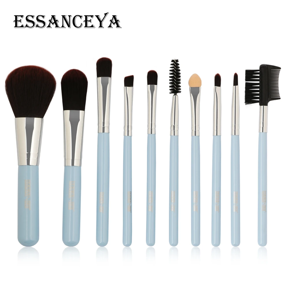 Набор кистей для макияжа ESSANCEYA 10 шт. набор косметических инструментов пудры