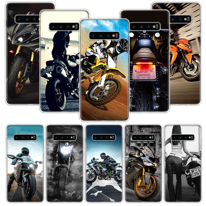 Спортивный чехол для мотоцикла Moto Cross Samsung Galaxy A51 A71 A50S A10 A20E A30 A40 A70S A90 M30S A01 A21 A6 A7 A8 A9