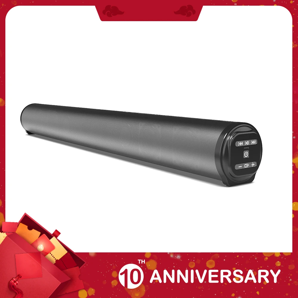 Беспроводной Bluetooth Саундбар KIITO Y10 мощная звуковая панель с дистанционным