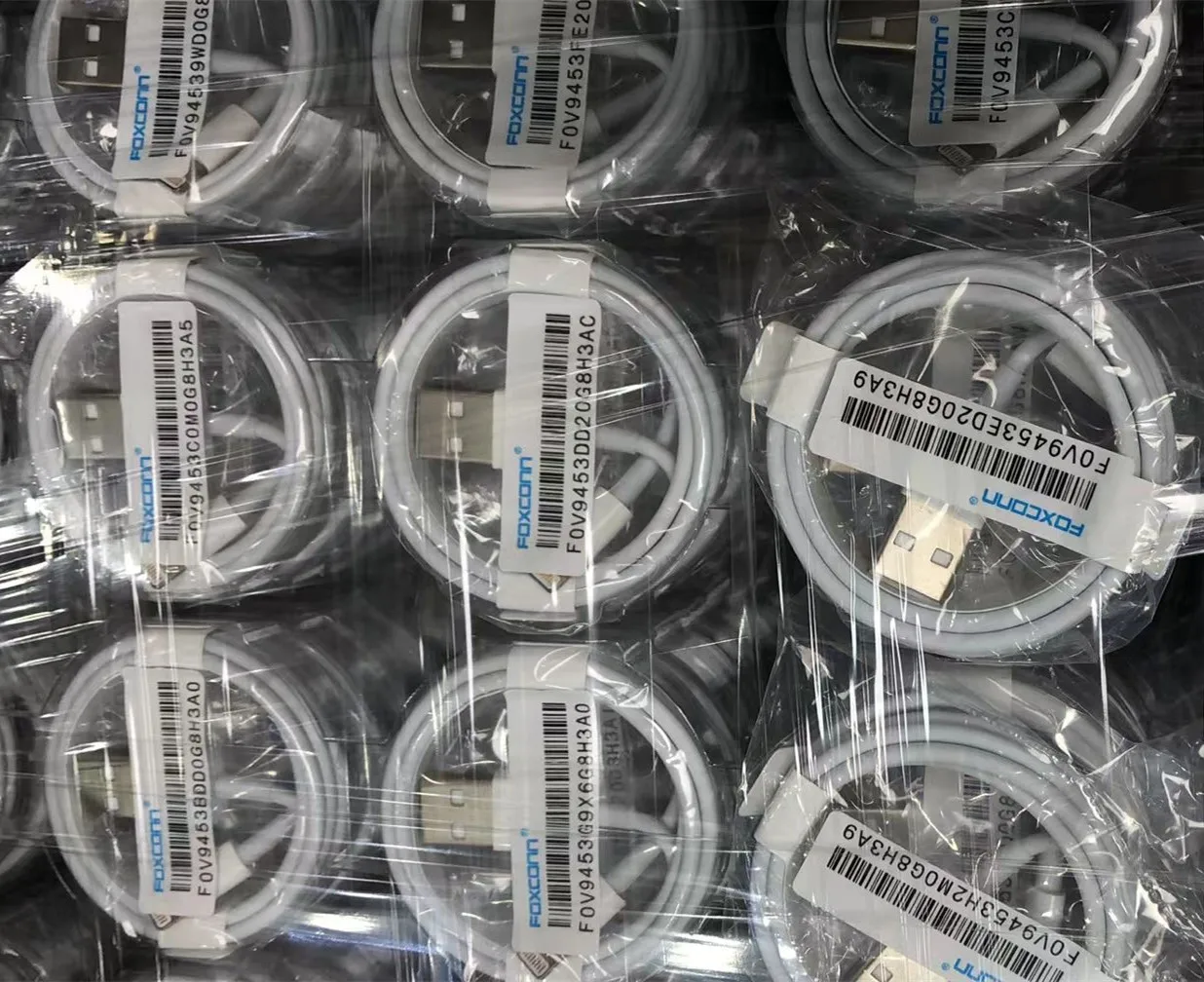 

50Pcs 8IC chip 1m/3ft 2m/6ft E75 Chip i7/i8 model Data USB charger Cable for i5 6 7 8 plus X XS MAX XR