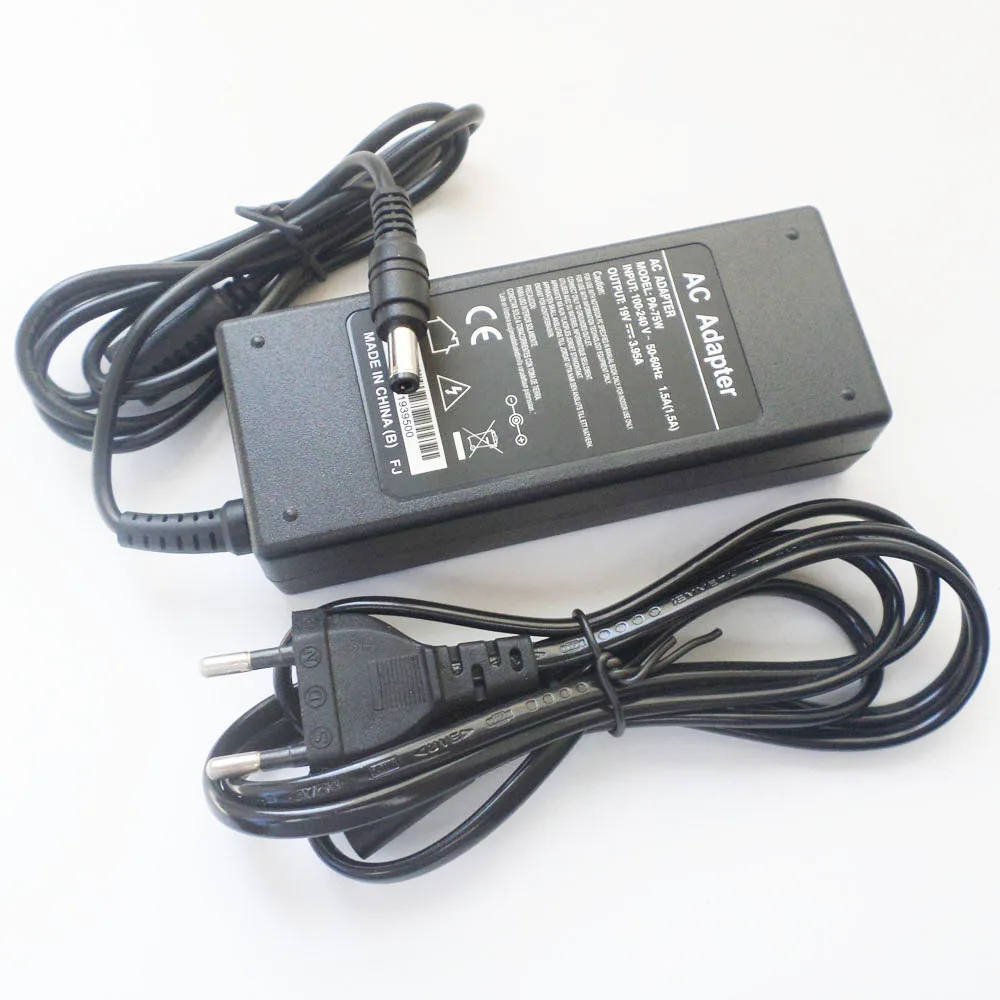 Новый 19V 3.95A Питание шнур Батарея Зарядное устройство для ноутбука TOSHIBA N193 V85 R33030