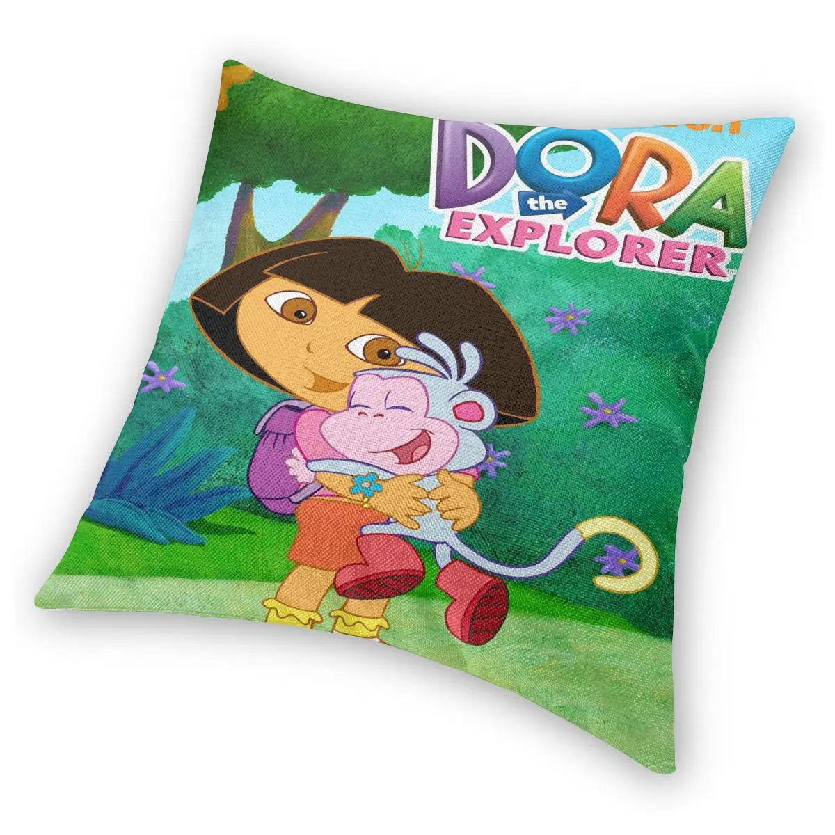Чехол для подушки с рисунком Дора Explorer 940|Наволочка| |