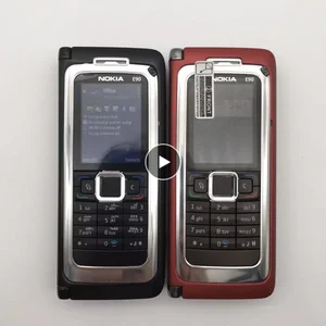 nokia e90 refurbished original nokia e90 mobile cell phone 3g gps wifi 3 2mp smartphone red gift refurbished free global shipping