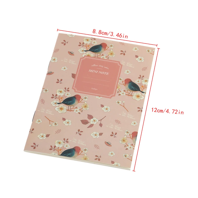 

4Pcs Ruled Lined Notebook Journal Diary Notepad Memo Planner Stationery School