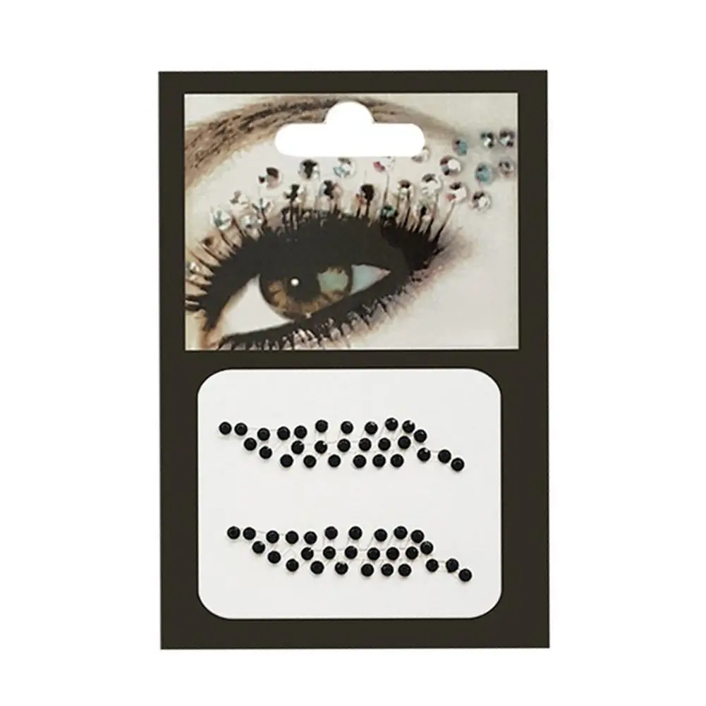 

HOT SALES Body Face Makeup Temporary Glitter Eyes Stickers DIY Nail Art Rhinestone Decor