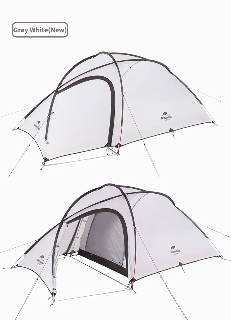 Naturehike Hiby 3 палатка 3-4 человек палатка 20D ткань Открытый Семейный тент двойной слой непромокаемая палатка для туризма