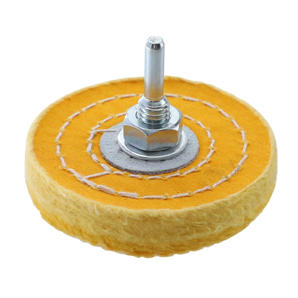 

2 Pcs Polishing Pad Buffing Wheel 4 Inch Polisher Rotary Drill Bit Accessories For Glass Cleaning Metal Polishing Tools
