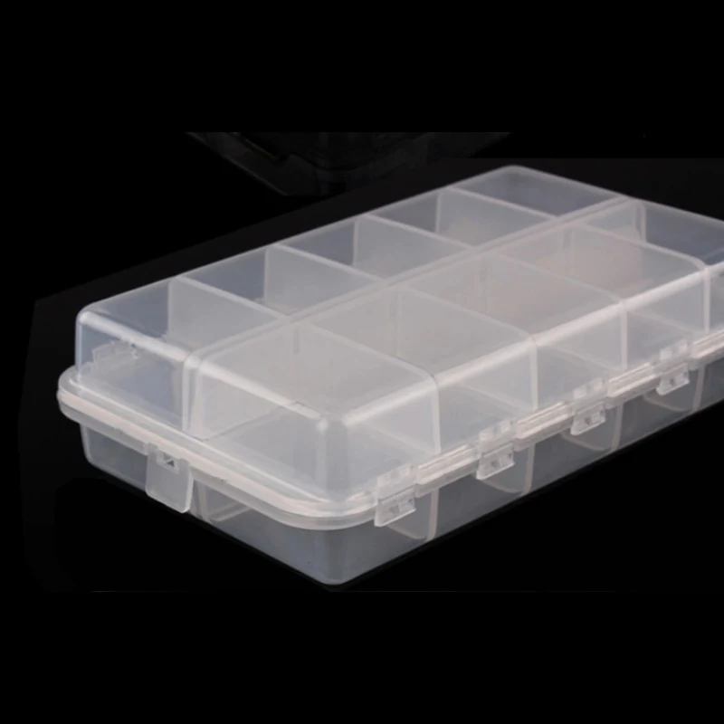 

Hot selling fishing tackle box transparent portable waterproof lightweight folding fishing bait box carp fishing accessories