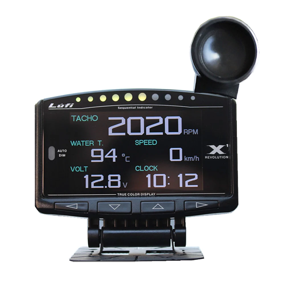 Автомобильный датчик давления масла LUFI X1 цифровой измеритель топлива OBD2