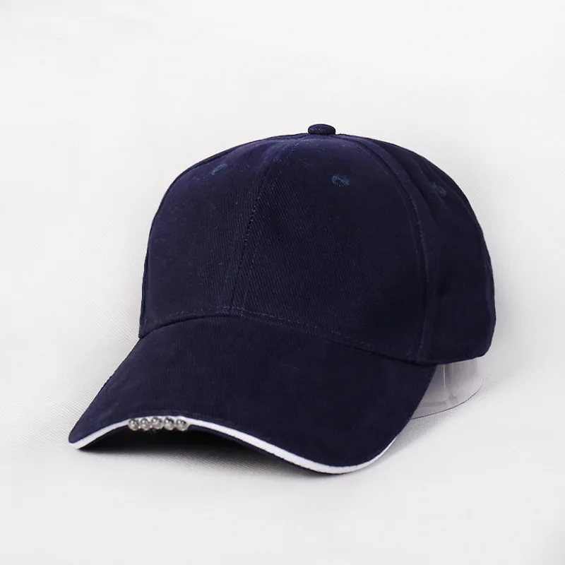 Unisex 5 LED Headlamp Cap Battery Powered Hat With LED Head Light Flashlight Head Lamp Lantern For Fishing Jogging Baseball Cap