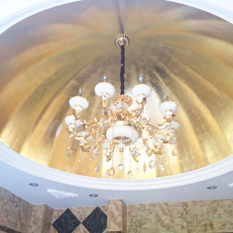 14 см Антикварные Золотые листы Золотая фольга бумага для рисования искусства и