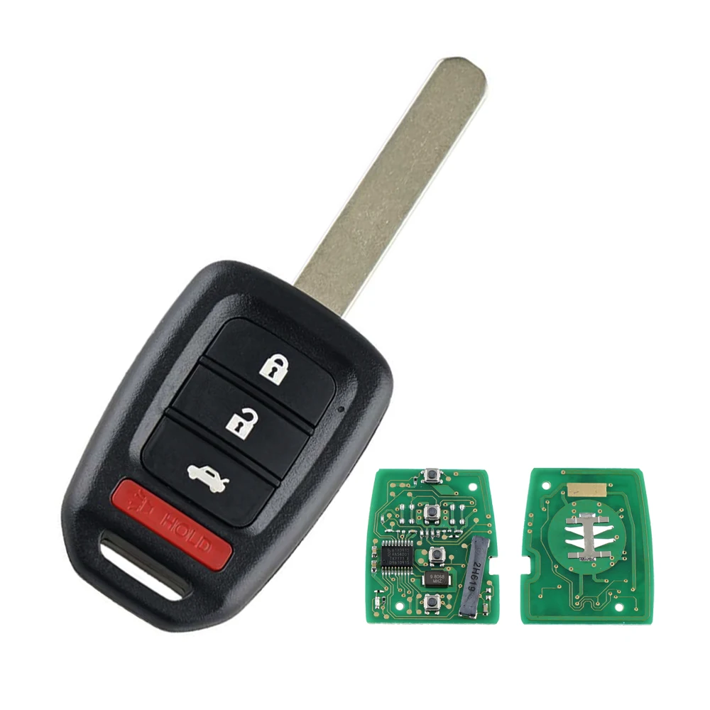 OkeyTech для Honda Accord Sport CRV Civic дистанционный ключ 313 8 МГц FCC: MLBHLIK6 3 кнопки Hon66
