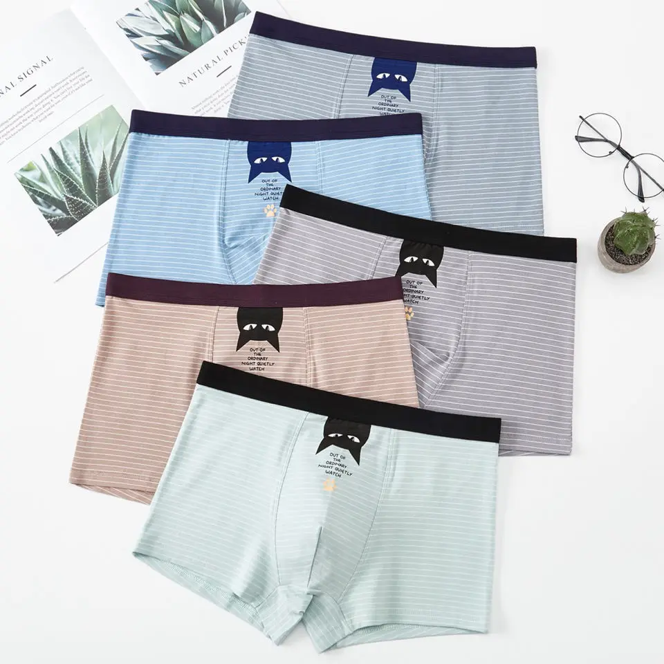 Трусы 2-4 шт./лот 95% хлопка 5% спандекса цветные трусы для подростков качественная