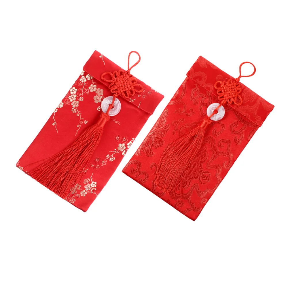 

2pcs/ Set Chinese Knot Creative Gift Money Bags Crafted Chinese Style Gift Bags