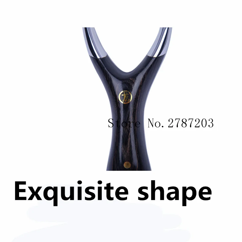 Рогатка из нержавеющей стали Высококачественная массива дерева Рекурсивный лук