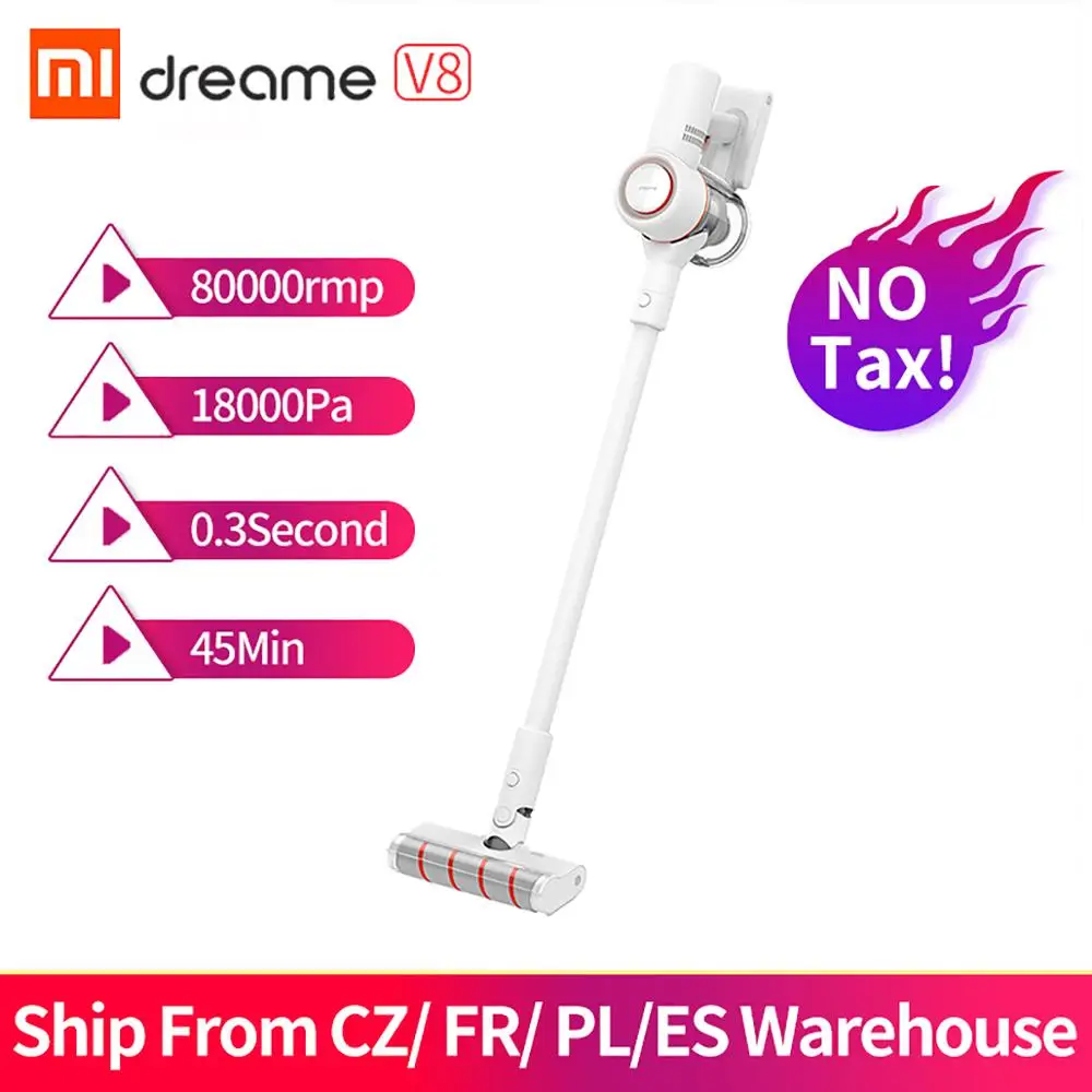 dreame v8 Dreame V8 пылесос ручной беспроводной палка циклонный фильтр пылесос для дома автомобиля AliExpress промо код купон - Цвет: dreame v8