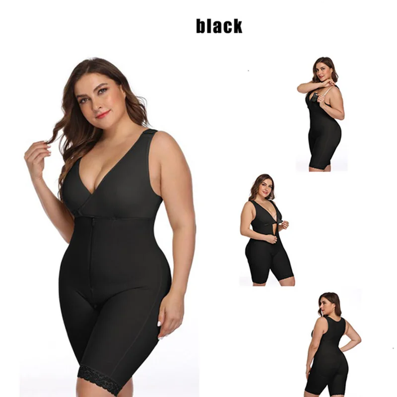 

Women Full Body Shapewear Open-Bust Underwear Waist Trainer Corset Seamless Slimming Bodysuit Butt Lifter Plus Size