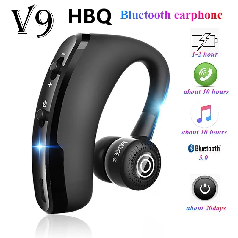 

Беспроводные наушники V9, TWS, Bluetooth 5,0, спортивные наушники, гарнитура с микрофоном для всех смартфонов Xiaomi, Samsung, Huawei, LG
