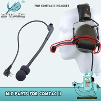 z tac peltor airsoft accessoriestactical softair headphone military microphone noise canceling comtac ii headset accessory mic