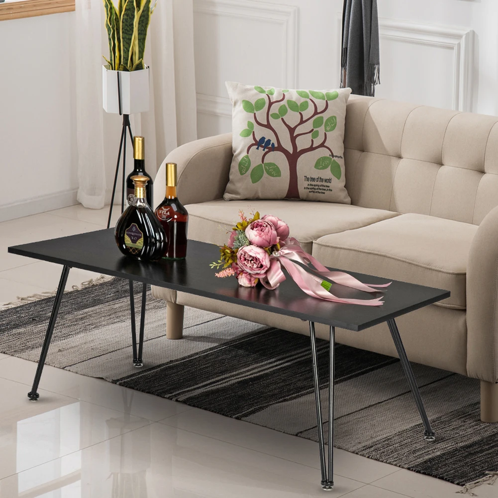

Artisasset Single Layer 1.5cm Thick MDF Desktop Square Pointed Iron Home Side Table Furniture Round Coffee Table for Living Room