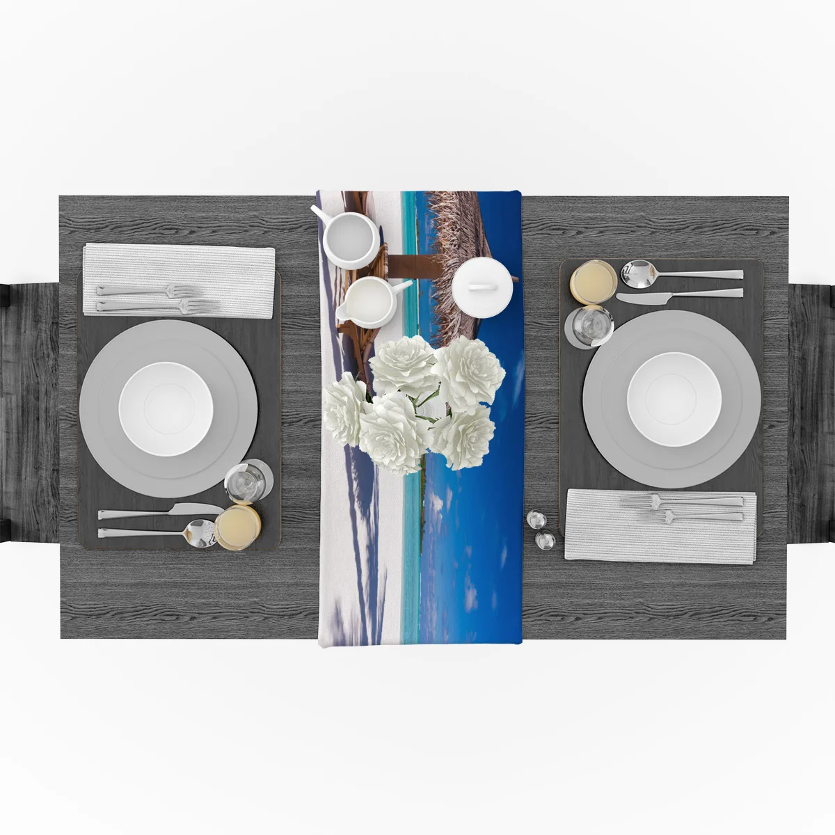 Современные скатерти для свадьбы кухни пляжа отдыха туризма Приморского стола