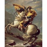 gatyztory 60%c3%9775cm painting by numbers napoleon painted pictures by number figure on canvas home decoration diy gift wall art