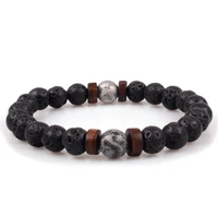 men bracelet natural moonstone bead tibetan buddha bracelet chakra lava stone diffuser bracelets men jewelry gift drop shipping