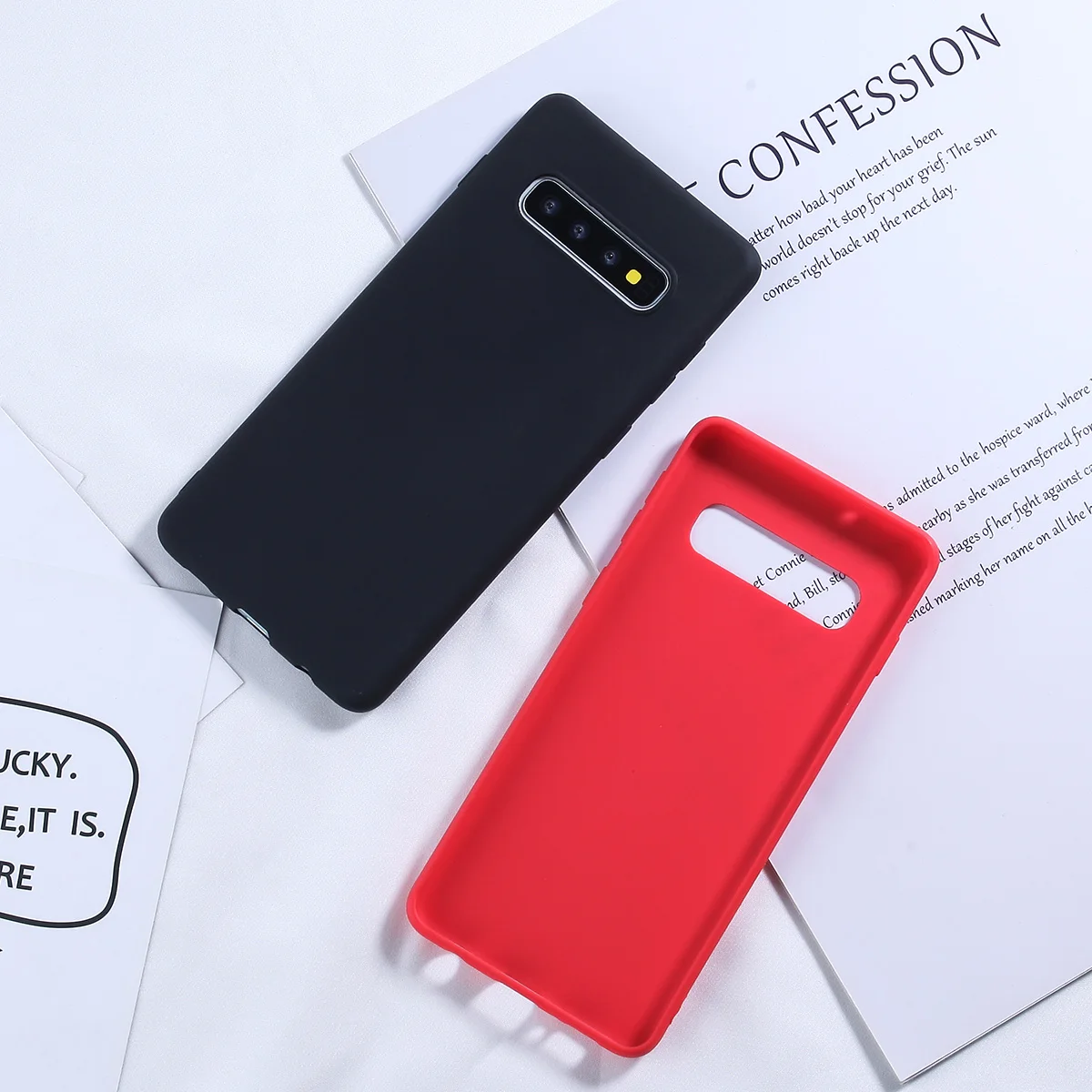 Мягкий ТПУ силиконовый чехол для Samsung Galaxy A50 S10 Lite S7 Edge A8 2018 S8 S9 Plus S10e A5 A3 2017 J4