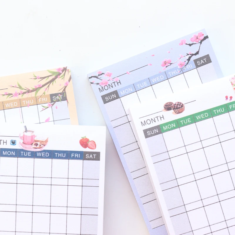 Domikee милый каваи китайский мультфильм карманный планировщик времени повестки