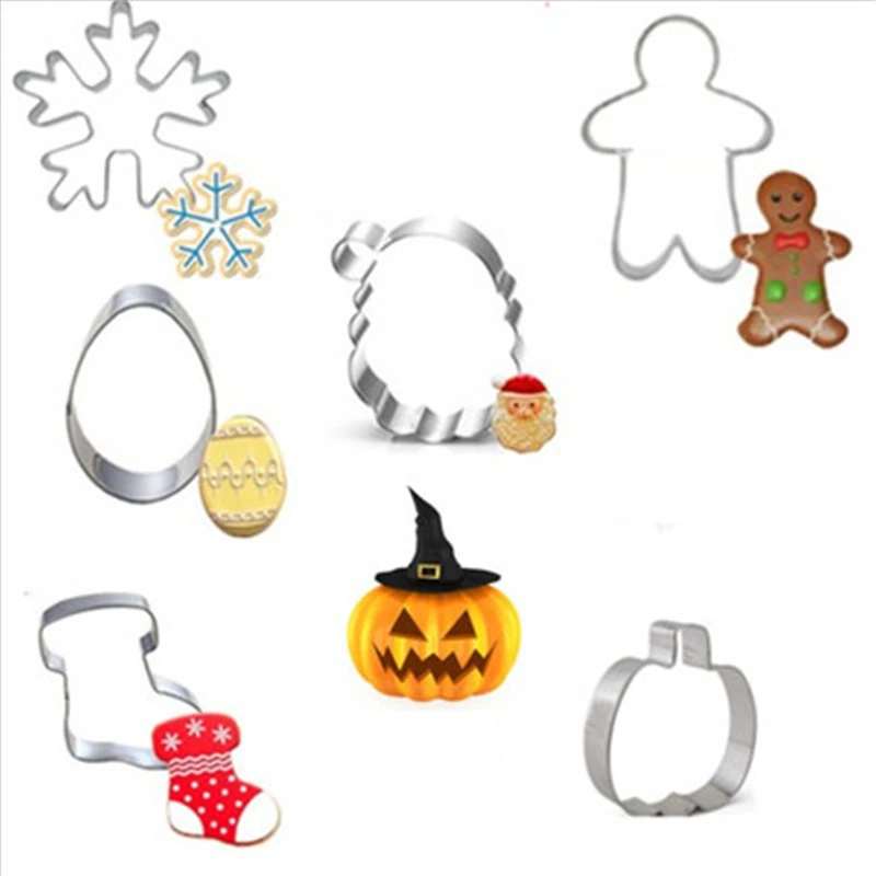Рождественская серия форма для печенья из нержавеющей стали резки сокровищ