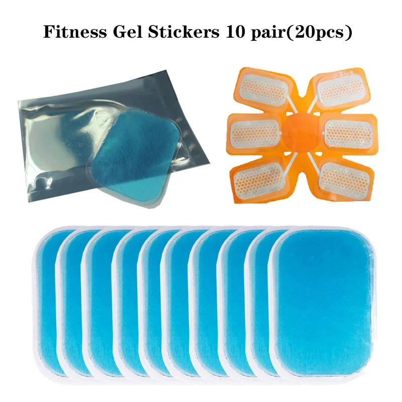 10pair20Pc сменный гель стикер для фитнеса гидрогель массажер тела электродный патч