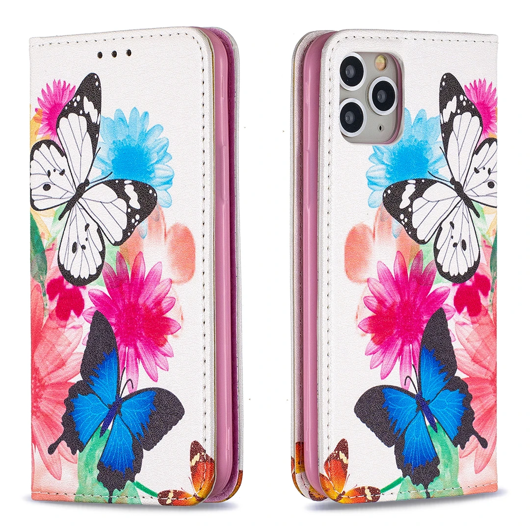 Кожаный чехол-книжка для Xiaomi Mi 10T Lite Poco X3 NFC Redmi Note 8 9 Pro 8T 9S 9A 9C