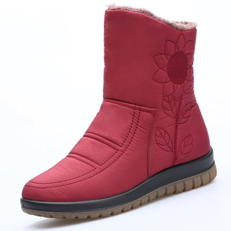 Новинка хлопковая обувь для среднего возраста ботинки матери женские зимние