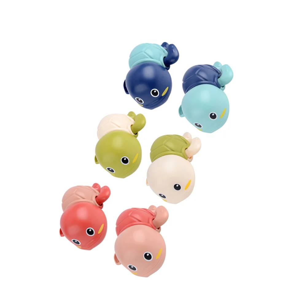 

6pcs Floating Tortoise Shaped Baby Bath Playthings for Shower Pool