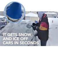 3pc auto car plastic magic snow remover ice scraper window windshield shovel window scraper cone shaped deicing cone ice scraper