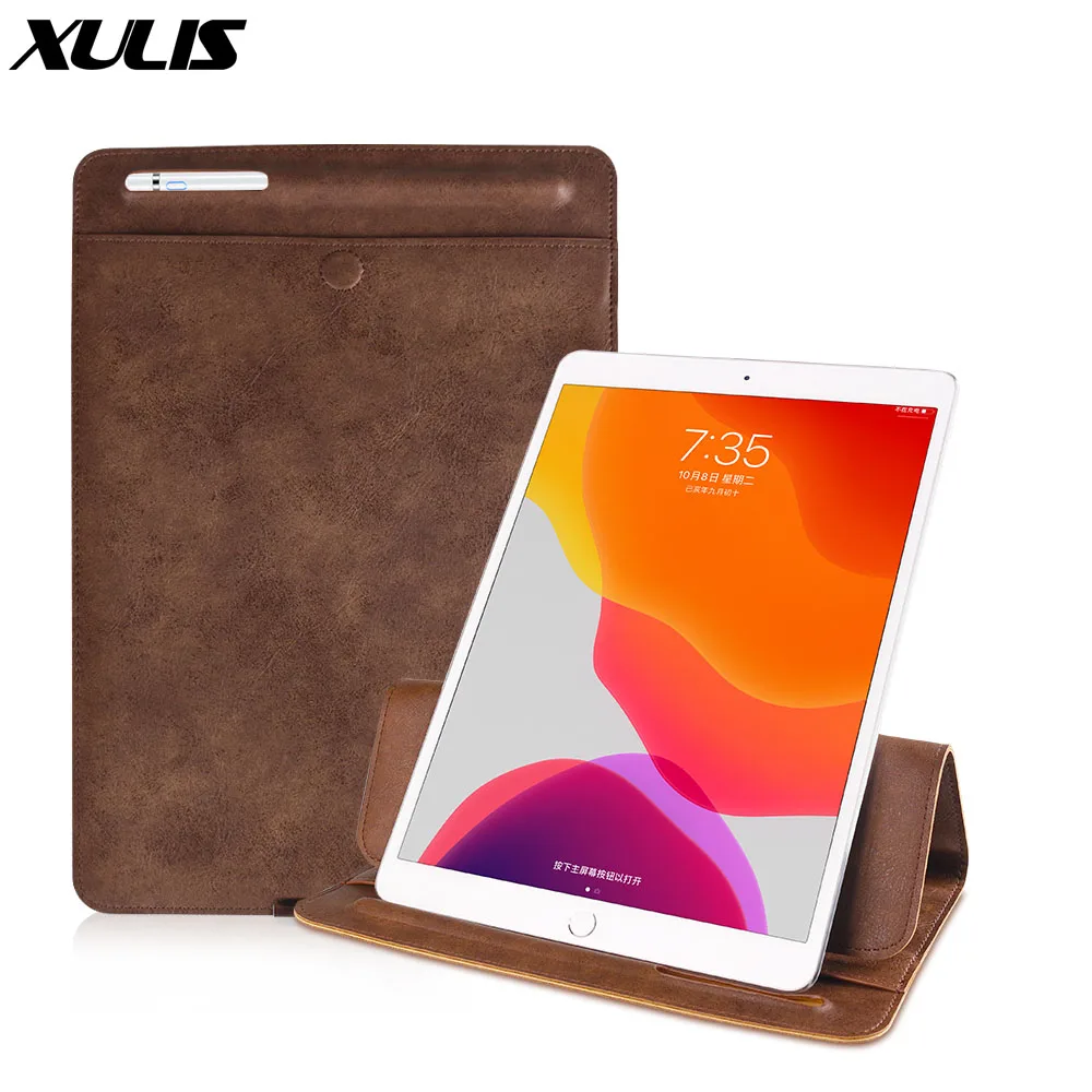 Чехол из искусственной кожи для ipad 10 2 7-го поколения чехол сумка 2019 с держателем
